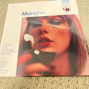 Signed Taylor Swift Midnights Vinyl Moonstone Blue Edition